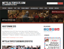 Tablet Screenshot of mittelalterfeste.com